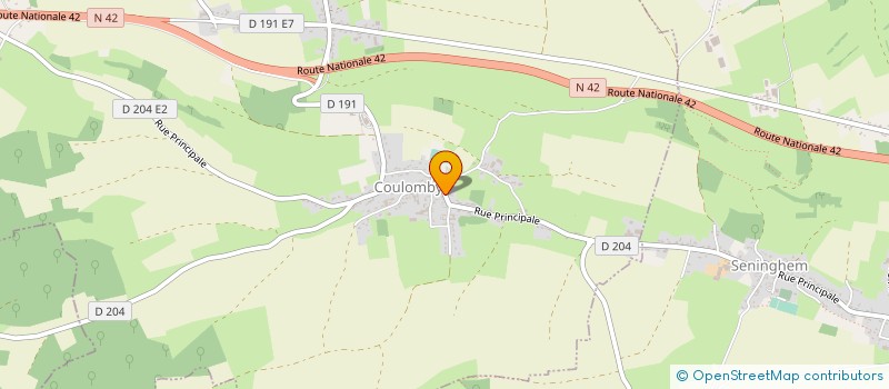 localisation de l'entreprise SCI 101 RUE SAINT BERTIN  COULOMBY