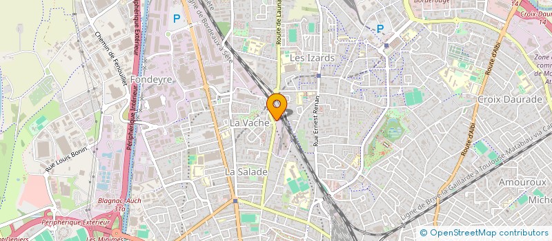 localisation de l'entreprise SCI 102 LAUNAGUET à TOULOUSE