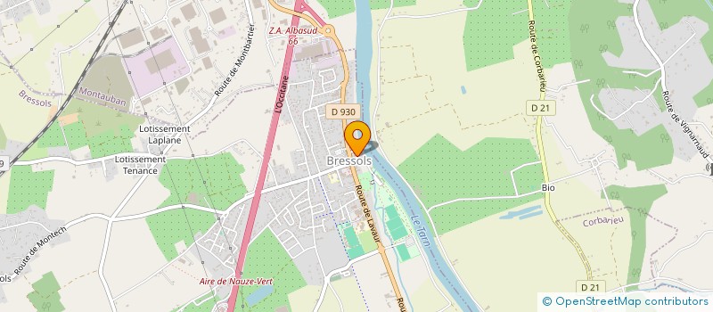 localisation de l'entreprise SCI 1029  BRESSOLS