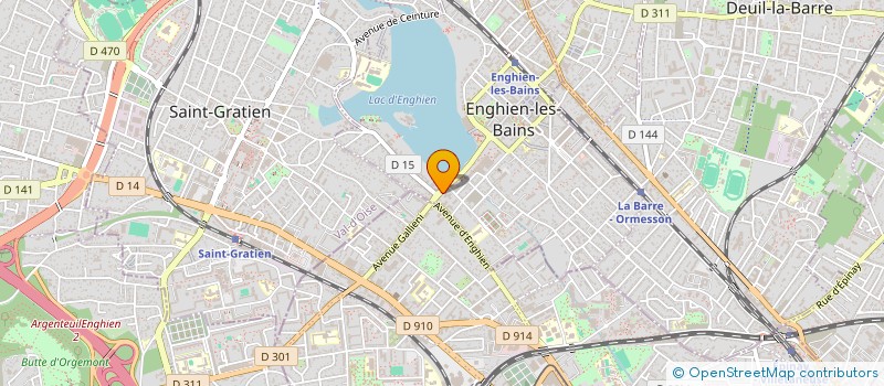 localisation de l'entreprise SCI 103 à ENGHIEN-LES-BAINS
