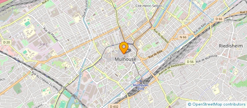 localisation de l'entreprise SCI 103 POMMERAYE  MULHOUSE