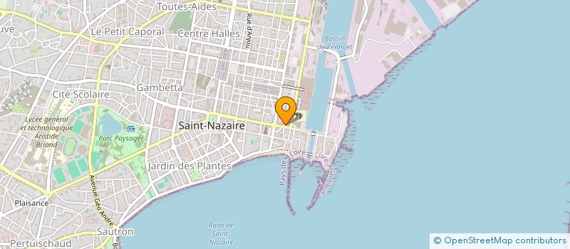 localisation de l'entreprise SCI 104  SAINT-NAZAIRE