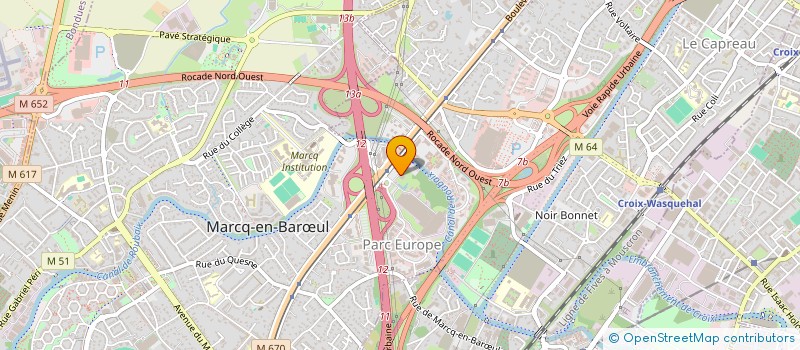 localisation de l'entreprise SCI 104 BOULEVARD TOURASSE à MARCQ-EN-BARŒUL