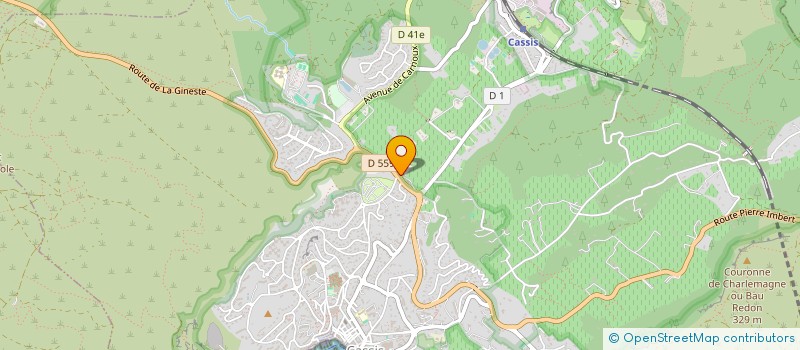 localisation de l'entreprise SCI 104 LIEUTAUD  CASSIS