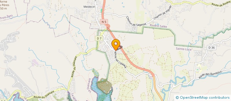 localisation de l'entreprise SCI 105 LES COTEAUX  SAINTE-LUCE