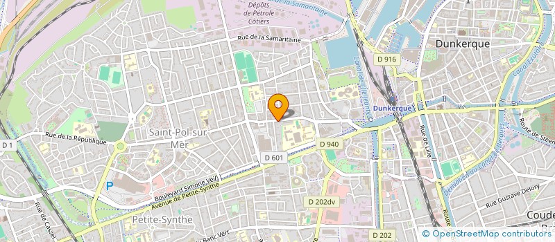 localisation de l'entreprise SCI 105 MDT à DUNKERQUE