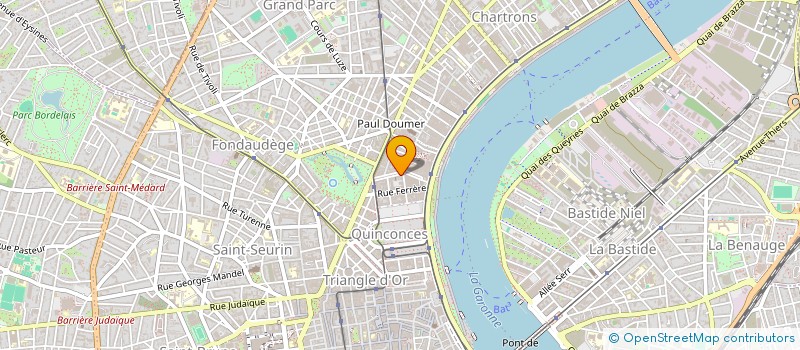 localisation de l'entreprise SCI 105 QUAI DES CHARTRONS  BORDEAUX