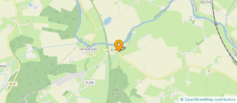 localisation de l'entreprise SCI 106 R DU MENILMONTANT  MOITRON-SUR-SARTHE