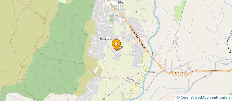 localisation de l'entreprise SCI 107-107  LAVILLEDIEU