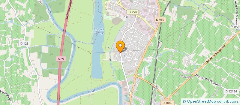 localisation de l'entreprise SCI 107  LIBOURNE