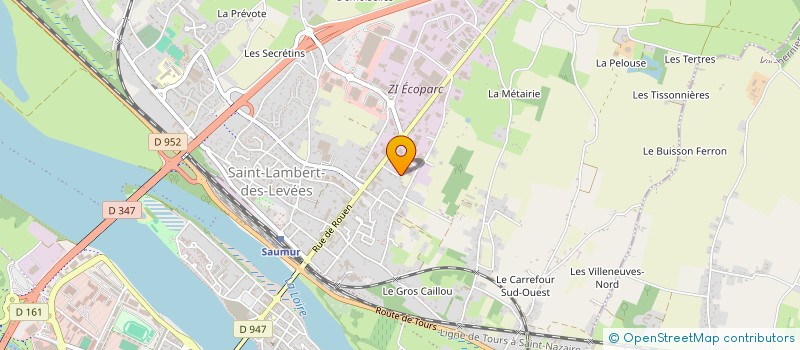 localisation de l'entreprise SCI 108 BIS  SAUMUR