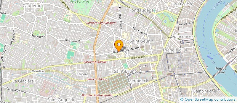 localisation de l'entreprise SCI 108 MANDEL  BORDEAUX