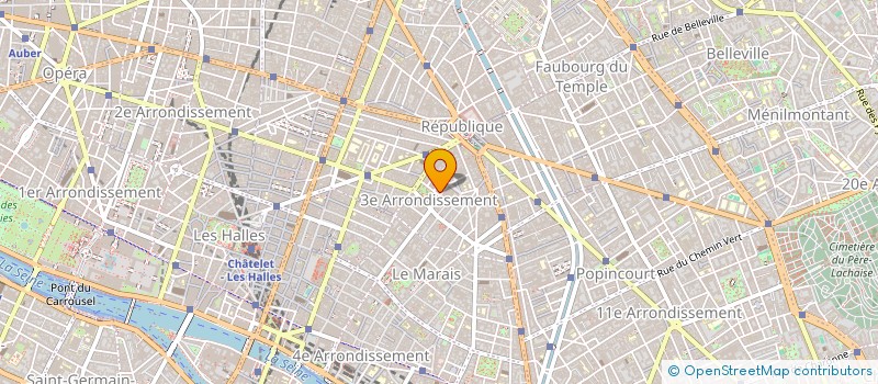 localisation de l'entreprise SCI 108 TEMPLE  PARIS