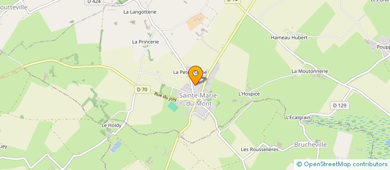 localisation de l'entreprise SCI 109 à CARENTAN-LES-MARAIS