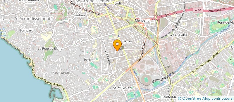 localisation de l'entreprise SCI 109 BD CHAVE à MARSEILLE