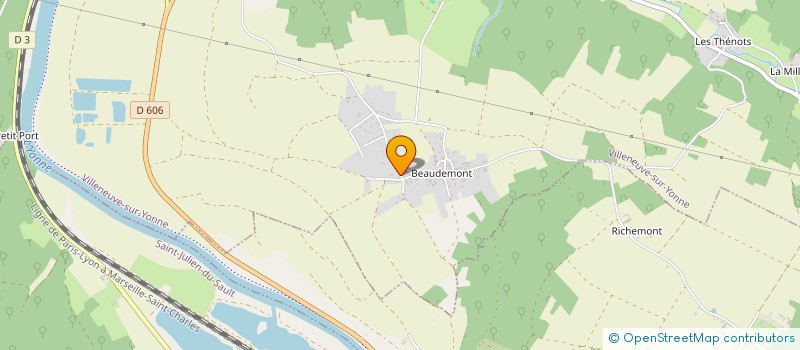 localisation de l'entreprise SCI 109 IMMO  VILLENEUVE-SUR-YONNE