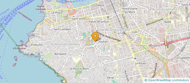 localisation de l'entreprise SCI 109 NOTRE DAME à MARSEILLE