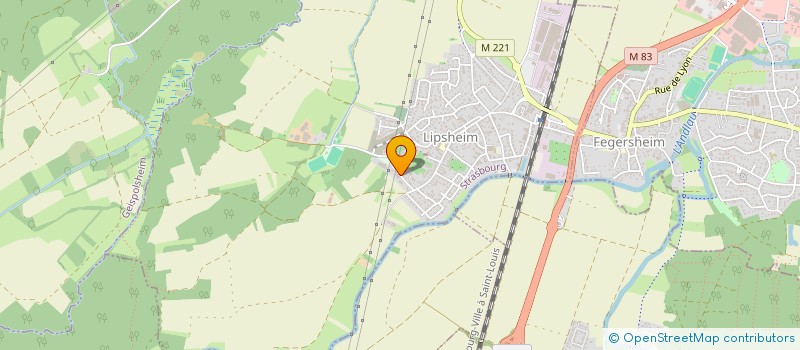 localisation de l'entreprise SCI 10A RUE DES VOSGES  FEGERSHEIM