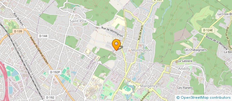 localisation de l'entreprise SCI 10EME KELLERMANN SOISY - MONTMORENCY  MONTLIGNON