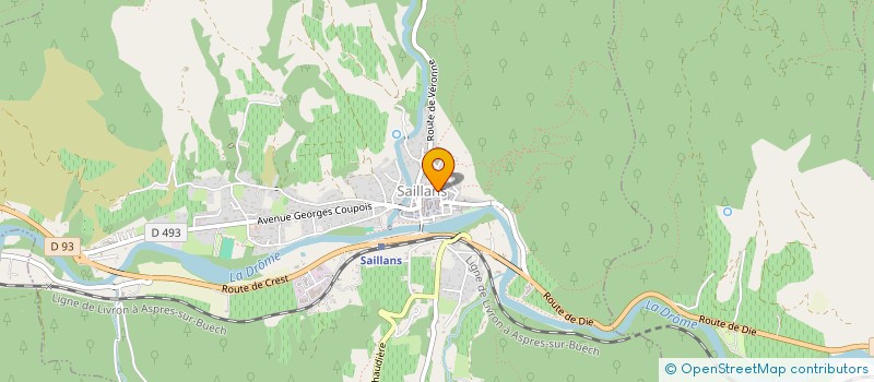 localisation de l'entreprise SCI 10H13  SAILLANS