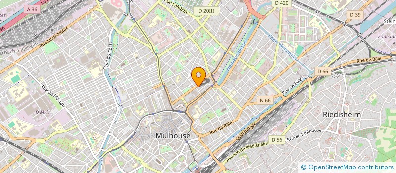 localisation de l'entreprise SCI 10NET  MULHOUSE