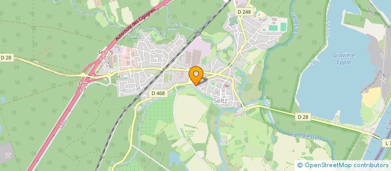 localisation de l'entreprise SCI 10NEUFA  SELTZ