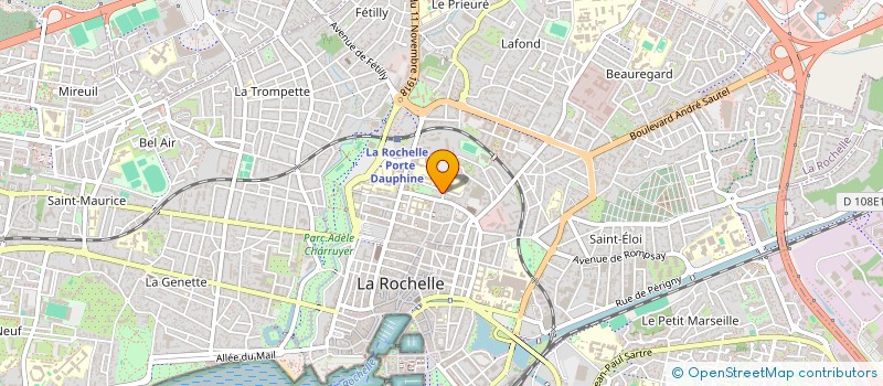 localisation de l'entreprise SCI 10P2  LA ROCHELLE