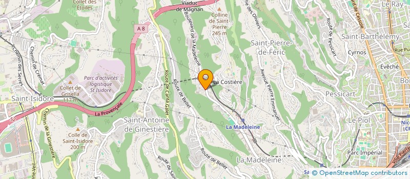 localisation de l'entreprise SCI 11.43  NICE