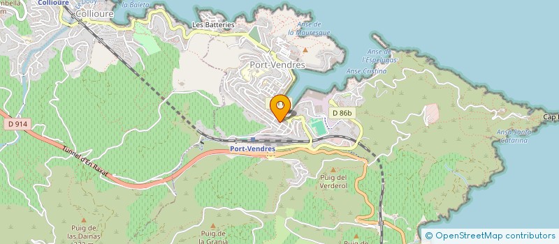 localisation de l'entreprise SCI 11 AV CASTELLANE  PORT-VENDRES