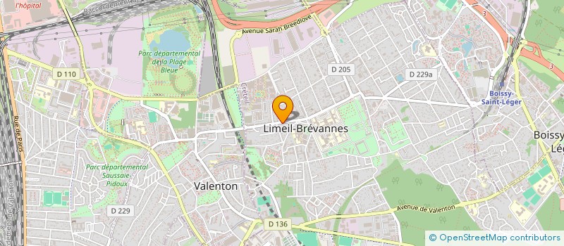 localisation de l'entreprise SCI 11 AV DE VERDUN à LIMEIL-BREVANNES