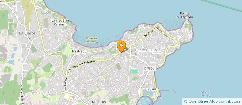 localisation de l'entreprise SCI 11 BD AB  PERROS-GUIREC