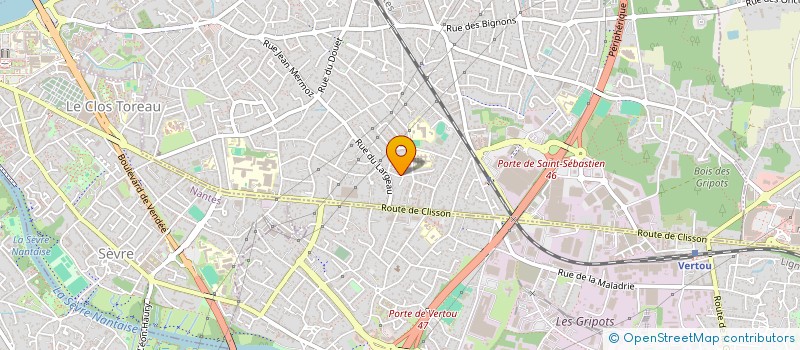 localisation de l'entreprise SCI 11 BIS  SAINT-SEBASTIEN-SUR-LOIRE