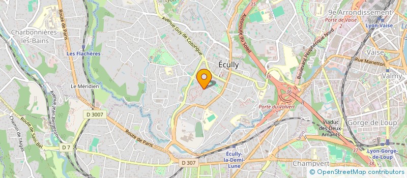 localisation de l'entreprise SCI 11 BIS REPUBLIQUE  ECULLY