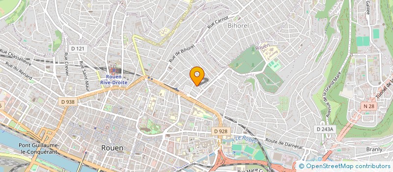 localisation de l'entreprise SCI 11 BROCHES à ROUEN