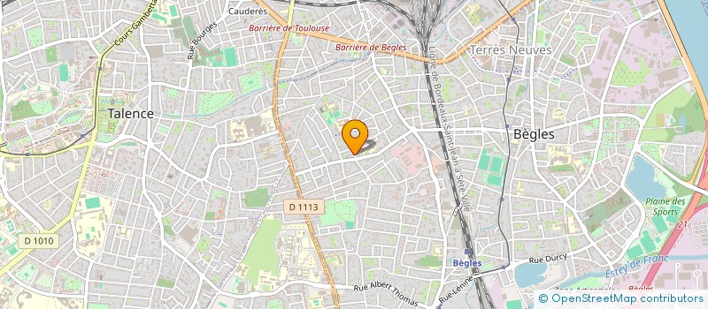 localisation de l'entreprise SCI 11 FERRER à BEGLES