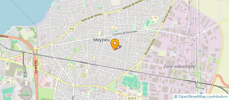 localisation de l'entreprise SCI 11 FRANKLIN  MEYZIEU