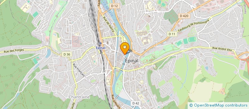 localisation de l'entreprise SCI 11 LA CHIPOTTE à EPINAL