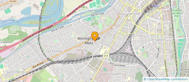 localisation de l'entreprise SCI 11 MR à MONTIGNY-LES-METZ
