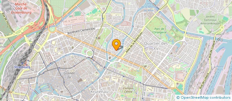 localisation de l'entreprise SCI 11 RE à STRASBOURG