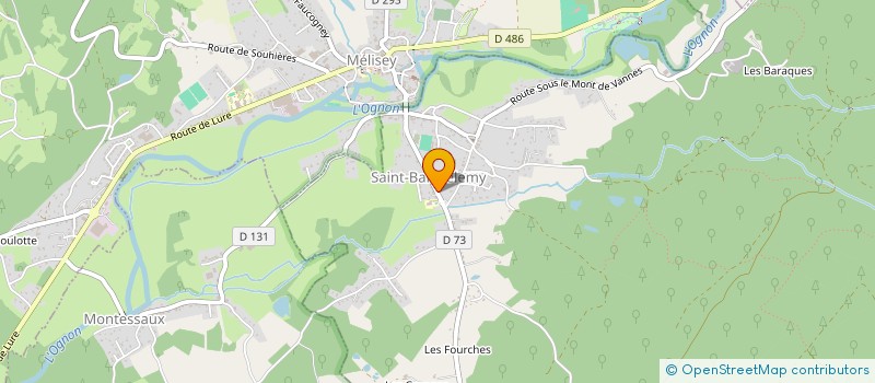 localisation de l'entreprise SCI 11 RTE DE RONCHAMP  MELISEY