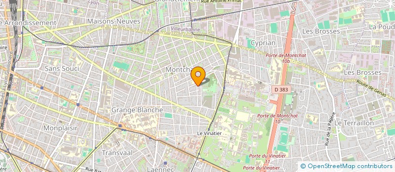 localisation de l'entreprise SCI 11 RUE ALFRED DE MUSSET  LYON