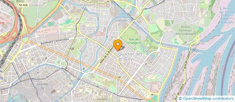 localisation de l'entreprise SCI 11 RUE AUGUSTE LAMEY  STRASBOURG