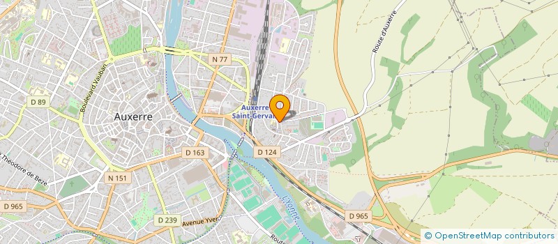 localisation de l'entreprise SCI 11 RUE CHARLES DE FOUCAULT à AUXERRE