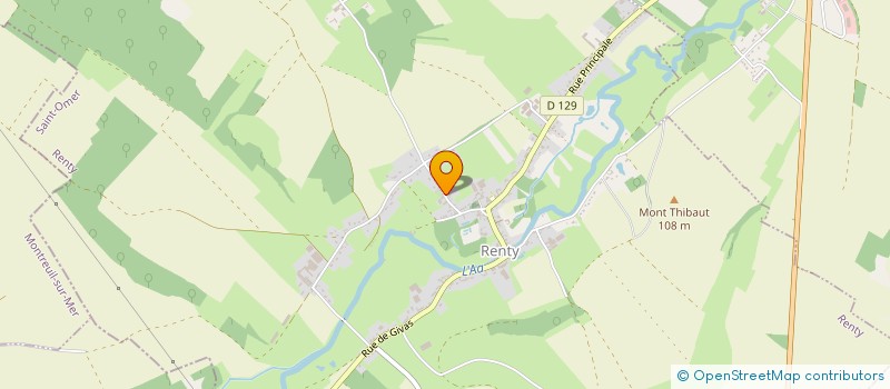 localisation de l'entreprise SCI 11 RUE COMTE DE LUXEMBOURG  SAINT-MARTIN-LEZ-TATINGHEM