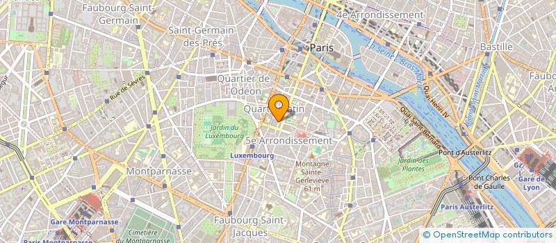 localisation de l'entreprise SCI 11 RUE CUJAS  PARIS