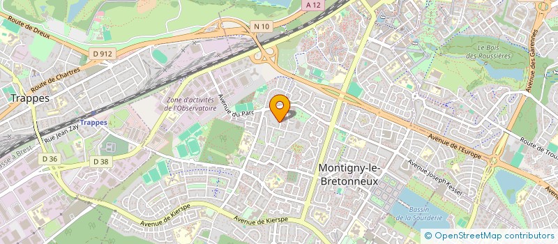 localisation de l'entreprise SCI 11 RUE D'AUVERGNE  MONTIGNY-LE-BRETONNEUX
