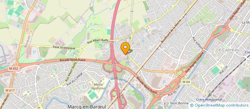 localisation de l'entreprise SCI 11 RUE DE LONDRES à MARCQ-EN-BARŒUL