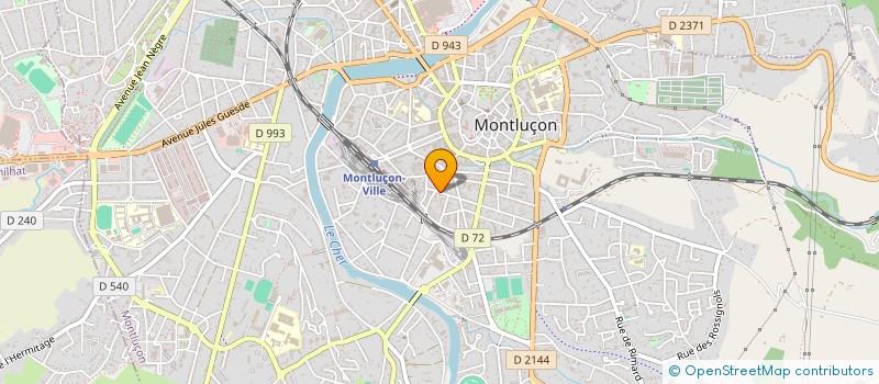 localisation de l'entreprise SCI 11 RUE DES GRANDS PRES à MONTLUCON