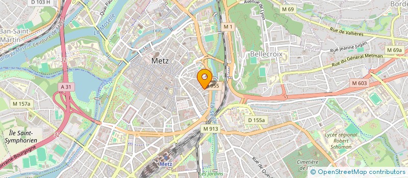 localisation de l'entreprise SCI 11 RUE DU GRAND WAD  METZ