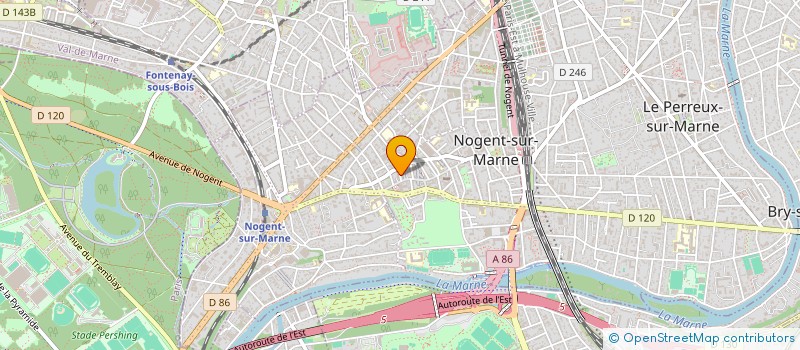 localisation de l'entreprise SCI 11 RUE DU JEU DE L'ARC NOGENTAIS à NOGENT-SUR-MARNE